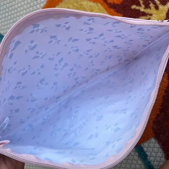 Kate Spade Large Canvas Floral Print Zip Pouch - Picture 11 of 14